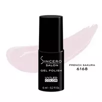 Gelinis nagų lakas SINCERO SALON French sakura, 6 ml 6168