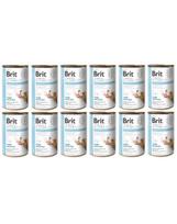 BRIT Veterinary Diet Obesity Lamb&Pea šunų ėdalas 12x400g
