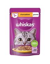 WHISKAS Adult paketėlis 85g drėgnas maistas suaugusioms katėms su vištienos drebučiais