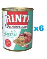 RINTI Kennerfleisch Rumen su raugu 6x800 g