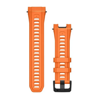Silikoninis dirželis Garmin Instinct 3 50 mm laikrodžiui, 26 mm, oranžinis