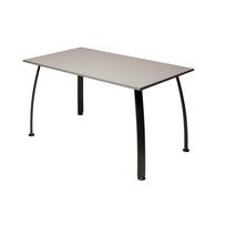 Valgomojo stalas Flex - juodos kojos / Pilkas 1600x800x750mm