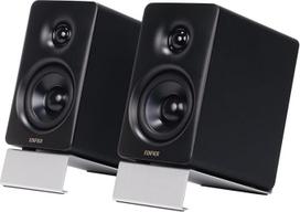 "Edifier M60" multimedijos garsiakalbiai "Bluetooth 5.3", 66 W RMS, "Hi-Res Audio" ir "Hi-Res Wireless Audio", LDAC, 3 colių vidutinių žemų dažnių ir 1 colio aukštų dažnių garsiakalbis, USB-C ir "Aux" įvestys, kompaktiški staliniai garsiakalbiai - juodi