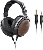"FiiO FT1" uždaro tipo ausinės per ausis su nanomedžio pluošto kompozito membrana, laidinėmis Hi-Fi ausinėmis, nuimamu kabeliu, amerikietiškojo juodojo riešutmedžio ausų kaušeliu, skirtos namams, studijoms, įrašams (juodos spalvos)