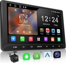 ATOTO A5L Automobilinis radijo imtuvas su dvigubu DIN radijo imtuvu "Android 2G + 32G", 10 colių jutiklinis ekranas, GPS navigacija, "WiFi", "Bluetooth", USB ryšys, belaidis "CarPlay" ir "Android Car", galinio vaizdo kamera, "MirrorLink", DSP, FM/RDS/TF