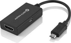 MHL 11 kontaktų "Micro USB" ir HDMI kabelio adapteris su 1080p vaizdo garso išvestimi, skirtas "Samsung Galaxy S3 S4 S5", "Note 2 3 4", "Galaxy Tab 3", "Tab S", "Tab Pro