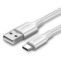 Kabelis Usb-a - Usb-c 3a Qc 3.0 Afc Fcp 1 M - Baltas