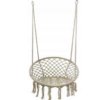 Sėdimas hamakas-sūpynės Boho, 82 cm, ecru
