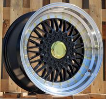Ratlankis RACINGLINE BY479 R14x6.5 4x100 ET 35 CB 73.1 (Black Polished Lip) (500 kg)
