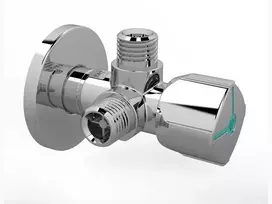 Kampinis ventilis CQ4105, 1/2"x1/2"x1/2" išor. sriegiai