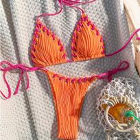 Seksualūs bikini 2025 m. Moteriški maudymosi kostiumai Moteriškas maudymosi kostiumas Plaukimui Maudymosi kostiumai Brazilijos bikini komplektas Paplūdimio apranga Baseino maudymosi kostiumas S