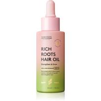 delhicious RICH ROOTS AMLA & ROSEMARY HAIR OIL drėkinamasis ir raminamasis aliejus sausai ir niežtinčiai galvos odai 50 ml