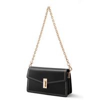 Leather Women's Bag Crossbody Bag High-end Chain Single Shoulder Armpit Simple Envelope Commuting Small Square Bag juoda