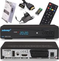 "Ankaro 2100 DSR HD palydovinis imtuvas su PVR įrašymo funkcija, skirtas palydovinei antenai, AAC-LC garso įrašas, tinka vienam kabeliui, HDMI, Scart, koaksialiniam, USB 2.0, Timeshift, palydovinės televizijos imtuvas +