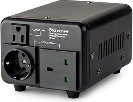 Bronson++ TI 110 voltų įtampos keitiklis / JAV transformatorius - įėjimas: 100-120 arba 220-240 voltų / išėjimas: 110 ir 220 voltų - "Bronson" transformatorius su žiedine šerdimi.
