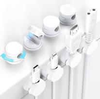 Magnetinės kabelių jungtys - Kabel-Management, Kabel-Organizer, Schreibtisch-Ordnung, Handy-Ladekabelhalter für USB, HDMI, Wand, PC, Auto, Büro, Zuhause, 8 Stück