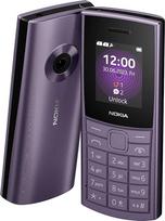 Mobilusis telefonas "Nokia 110 4G 2023" su dviem SIM kortelėmis, 1,8 colio spalvotas ekranas, fotoaparatas, violetinės spalvos [Italija]