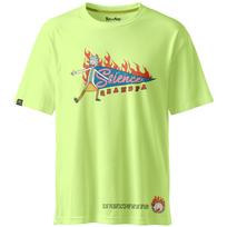 Rick and Morty T-Shirt, Science Grandpa, Light Green, XL