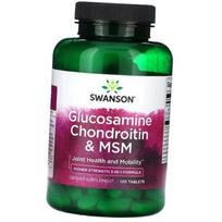 Glucosamine Chondroitin & MSM Higher Strength, Swanson 120 tabs (03280001) 120tab