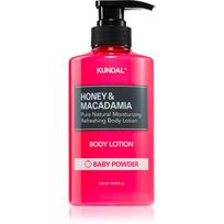KUNDAL Honey & Macadamia Baby Powder maitinamasis kūno pienelis drėkinamojo poveikio 500 ml