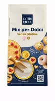 NUTRIFREE MIX PER DOLCI - miltų mišinys kepiniams be glitimo, 1kg