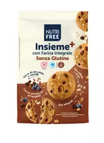 NUTRIFREE INSIEME+ - sausainiai su mėlynėmis ir šokolado gabaliukais, be glitimo, 250g