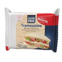 NUTRIFREE TRAMEZZINO - sumuštinių duona be glitimo, 160g