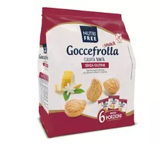 NUTRIFREE GOCCEFROLLA - citrinų skonio sausainiai be glitimo, 240g