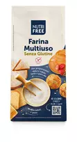 NUTRIFREE FARINA MULTIUSO - universalus miltų mišinys be glitimo, 1kg