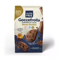 NUTRIFREE GOCCEFROLLA - šokoladiniai sausainiai be glitimo, 300g