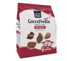 NUTRIFREE GOCCEFROLLA - kakavos skonio sausainiai be glitimo, 240g