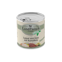 LandFleisch konservai šunims su ėriena, antiena ir bulvėmis, 800 g