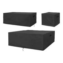 Lauko baldų apsauga uždangalas | 60 x 73/163/173 x 73/89/173 cm | Juoda