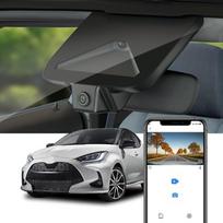 "Fitcamx Dash Cam 4K", suderinama su "Toyota Yaris" ir "Yaris Cross 2024 2025", originali automobilio kamera 2160P UHD vaizdo įrašas "WiFi", G jutiklis, įrašymas kilpa, naktinis matymas, WDR prietaisų skydelio kamera automobiliui, "Plug & Play", su 64GB
