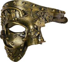 "Oidea Steampunk Masquerade" kaukė vyrams: Kūryba: Senovinė mechaninė kiborgo operos fantomo kaukė Helovino kostiumas Prom karnavalo vakarėlis Venecijos karnavalo kaukė