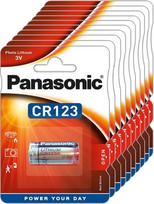 Panasonic CR123 Batteries (CR123a) - Pack of 10