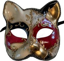 Venecijos kaukė Veido kaukė Kačių kaukė Karnavalas Fancy Dress Masquerade