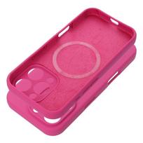 SILICONE Case 2mm for IPHONE 15 Pro, compatible with MagSafe, pink