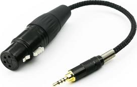 "Ablet" 2,5 mm TRRS vyriškos ir 4 kontaktų XLR moteriškos lyties garso adapteris, skirtas "Astell&Kern" AK240 AK380 AK320 "onkyo DP-X1" FIIO X5III XDP-300R