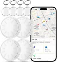 "Air Tracker Label", išmanusis "Bluetooth" daiktų ieškiklis, veikia su "Apple Find My App" (tik "iOS"), bagažo, lagamino ir kitų daiktų raktų ieškiklis, sekimas visame pasaulyje, keičiama baterija, 4