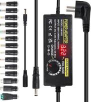 3-24V 6A 144W reguliuojamas maitinimo šaltinis, universalus maitinimo šaltinio adapteris iš 100V-240V kintamosios srovės į 24 V nuolatinės srovės maitinimo šaltinį su LED įtampos ekranu, 14 kištukų ir poliariškumo kabelių, skirtas LED apšvietimui, garsiak