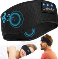 LC-dolida Miego ausinės "Bluetooth 5.4", miego galvos juosta, galvos juosta, miego kaukė, sportinės ausinės, muzikinė miego ausinė sporto treniruotėms, bėgimui, jogai, kelionėms