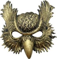 MIMIKRY Pusė kaukė Spooky Owl Evil Owl Bird Masquerade Ball Owl Mask Commedia dell'arte Halloween