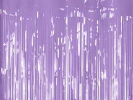 Party Deco PartyDeco Folinė kutų užuolaida dekoracijoms violetinė 100x200cm