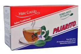 Pajarito Yerba mate elaborada tradicinė, 20 pakelių