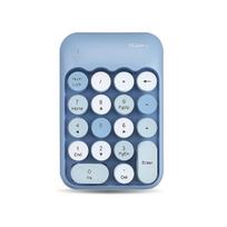 MOFII  2.4G Compact, Portable Wireless Numeric Keypad Ideal for Financial Tasks mėlyna
