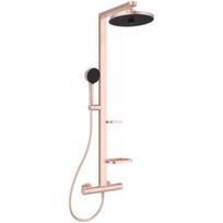 Dušo komplektas su termostatiniu maišytuvu Ideal Standard Alu+ Rose Gold Matt, rausvo aukso