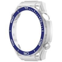 PC Tuščiaviduris dėklas Huawei watch GT 5 4 46mm išmaniajam laikrodžiui, buferis Huawei watch GT 5 pro 46mm laikrodžio dėklui, laikrodžio dėklo priedai Watch GT5 46MM sidabras/mėlyna