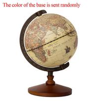 22 cm Pasaulio gaublys Žemės žemėlapis anglų kalba Retro medinis pagrindas Žemės instrumentas Geografijos švietimo gaublys Stalo dekoracija Baldai