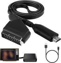 "Scart" ir HDMI keitiklis, "Scart" ir HDMI kabelis su USB kabeliu, "viskas viename" "Scart" ir HDMI vaizdo ir garso keitiklis su "Scart" įvesties ir HDMI išvesties prievadu, HD 720/1080P, skirtas HDTV, STB, VHS, "Xbox", PS3, "Sky